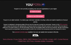 Aylo Implements Pre-Emptive Blocks on Porn Sites for Australian Users Ahead of Strict New Age Verification Laws.