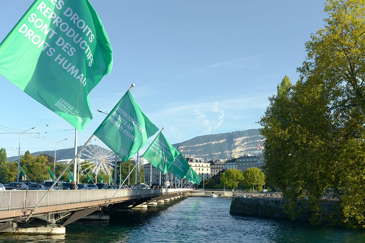 Geneva to Champion Reproductive Autonomy with Iconic Displays for International Safe Abortion Day this September