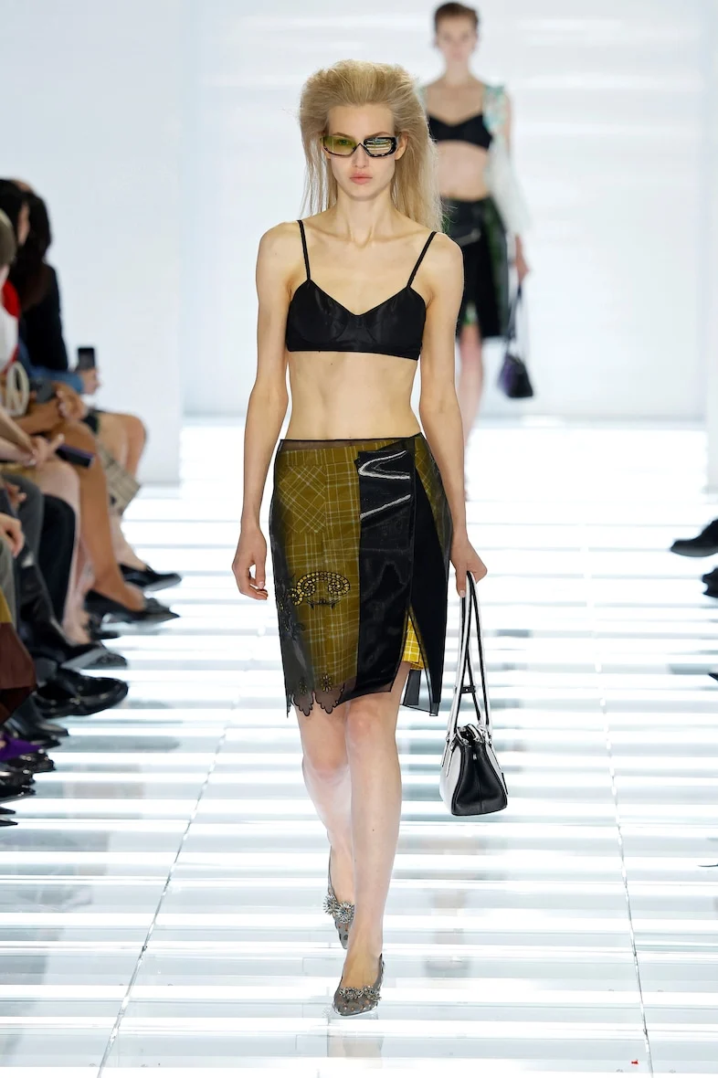 Prada SS27: A Definitive Study in Skirt-Centric Minimalism at Milan Fashion Week