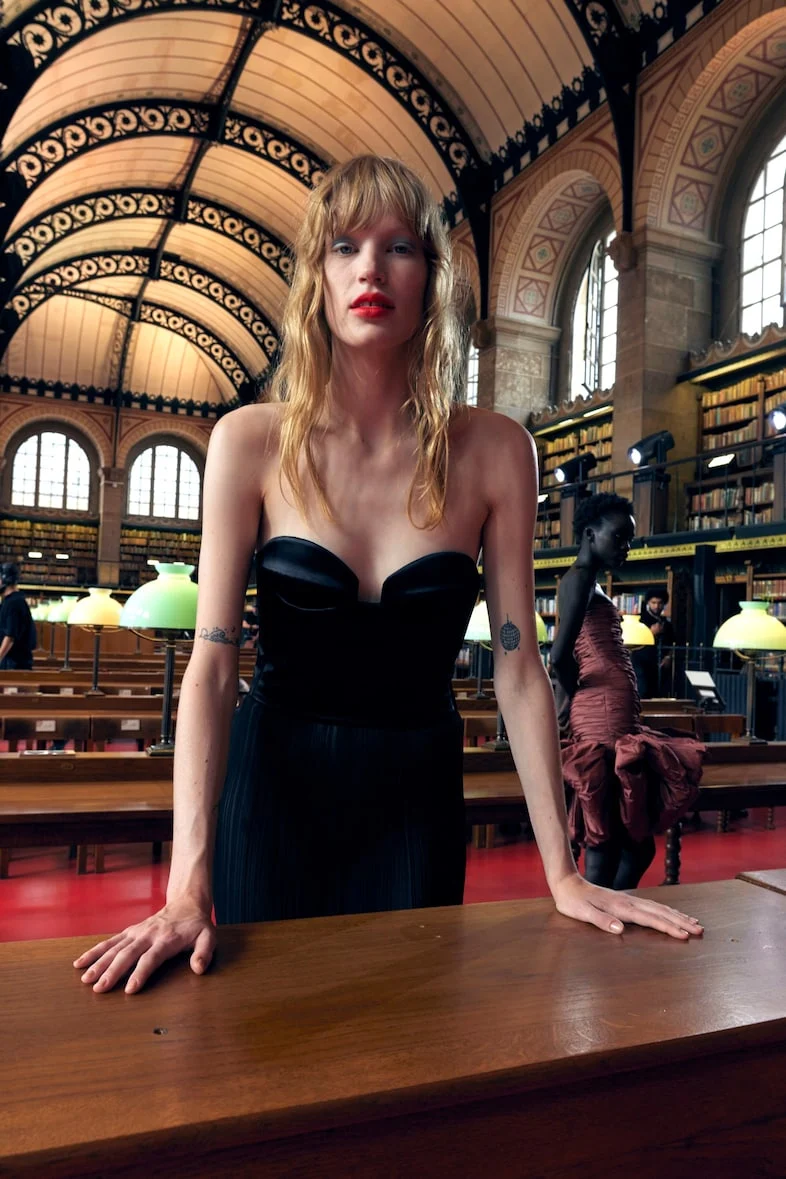 Alessandro Michele Transforms the Bibliothéque Sainte-Geneviève into a Sartorial Rave for Valentino SS27