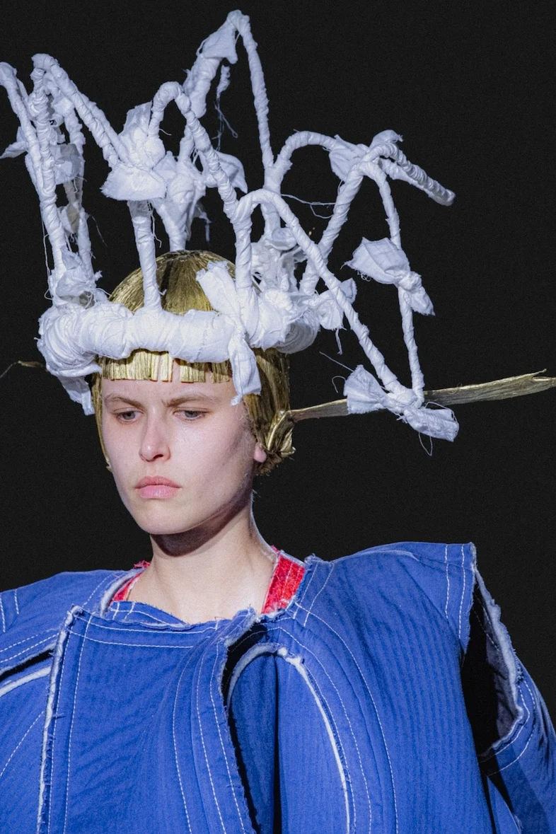 Comme des Garçons SS27 Paris Fashion Week Collection Marks a Radical Shift from Monochromatic Minimalism to Sculptural Chromaticism